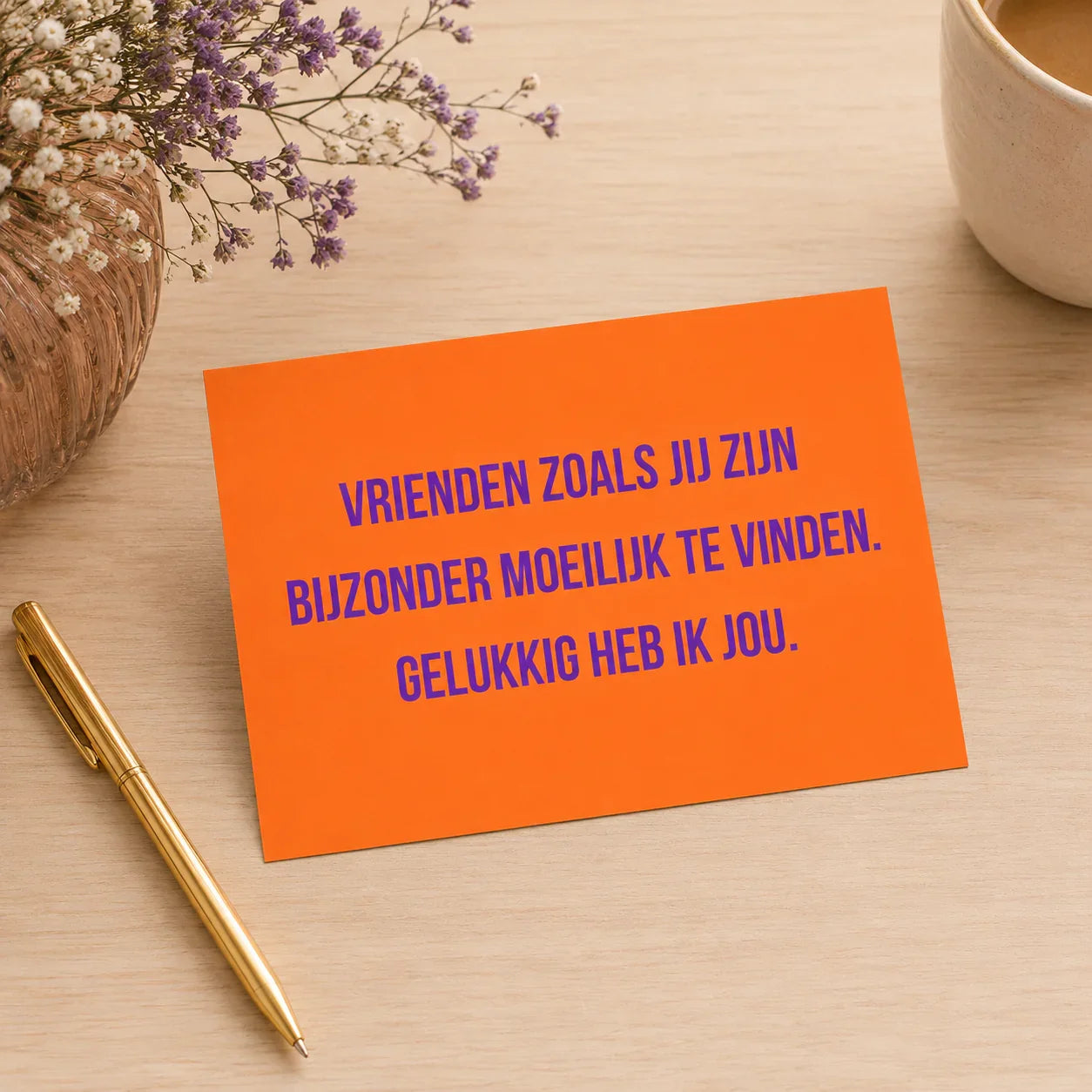 Bijzondere ansichtkaart vrienden zoals jij zijn bijzonder moeilijk te vinden gelukkig heb ik jou kaart over vriendschap en waardering